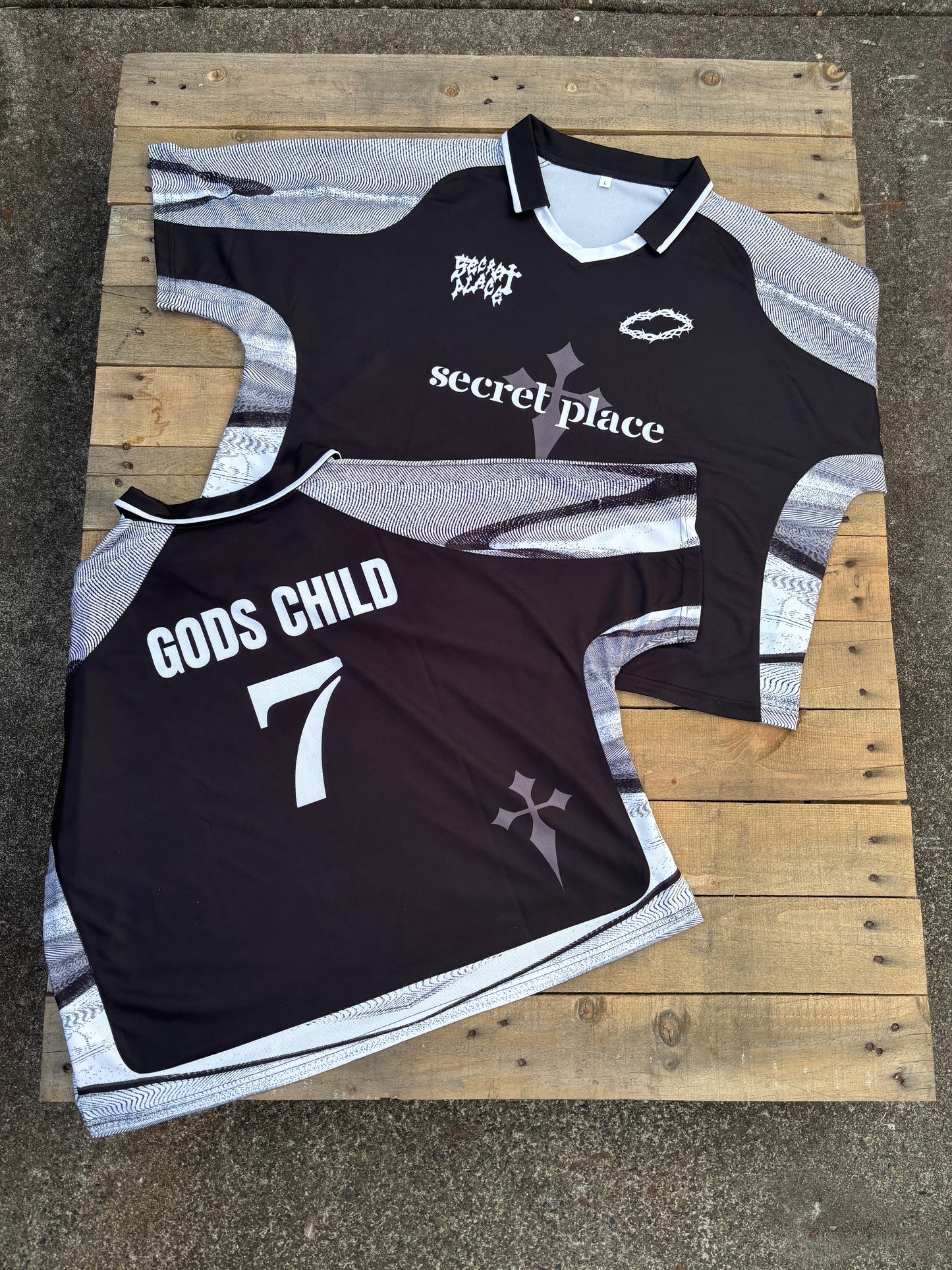 Box cut "GODS CHILD" Jersey